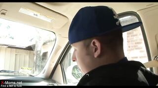 Öreg spiné fiatal hapsival szexel