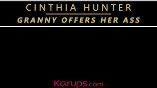 Karups - Cinthia Hunter análba baszva