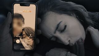 Tini kiscsaj megcsalja a pasiját és leszopja a nagy dákót